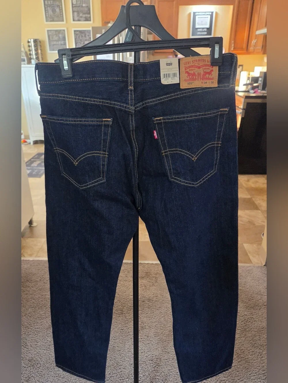 Levis Strauss dark indigo